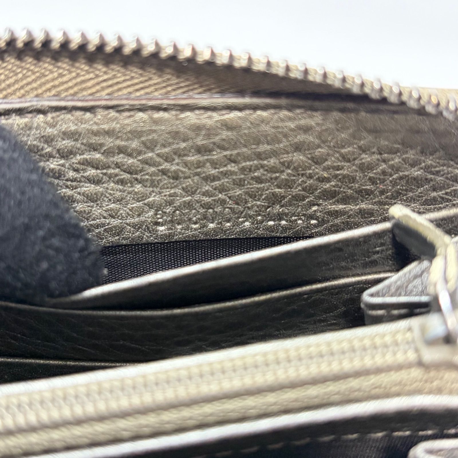 3034 GUCCI グッチ 長財布 シルバー インターロッキング ラウンド 