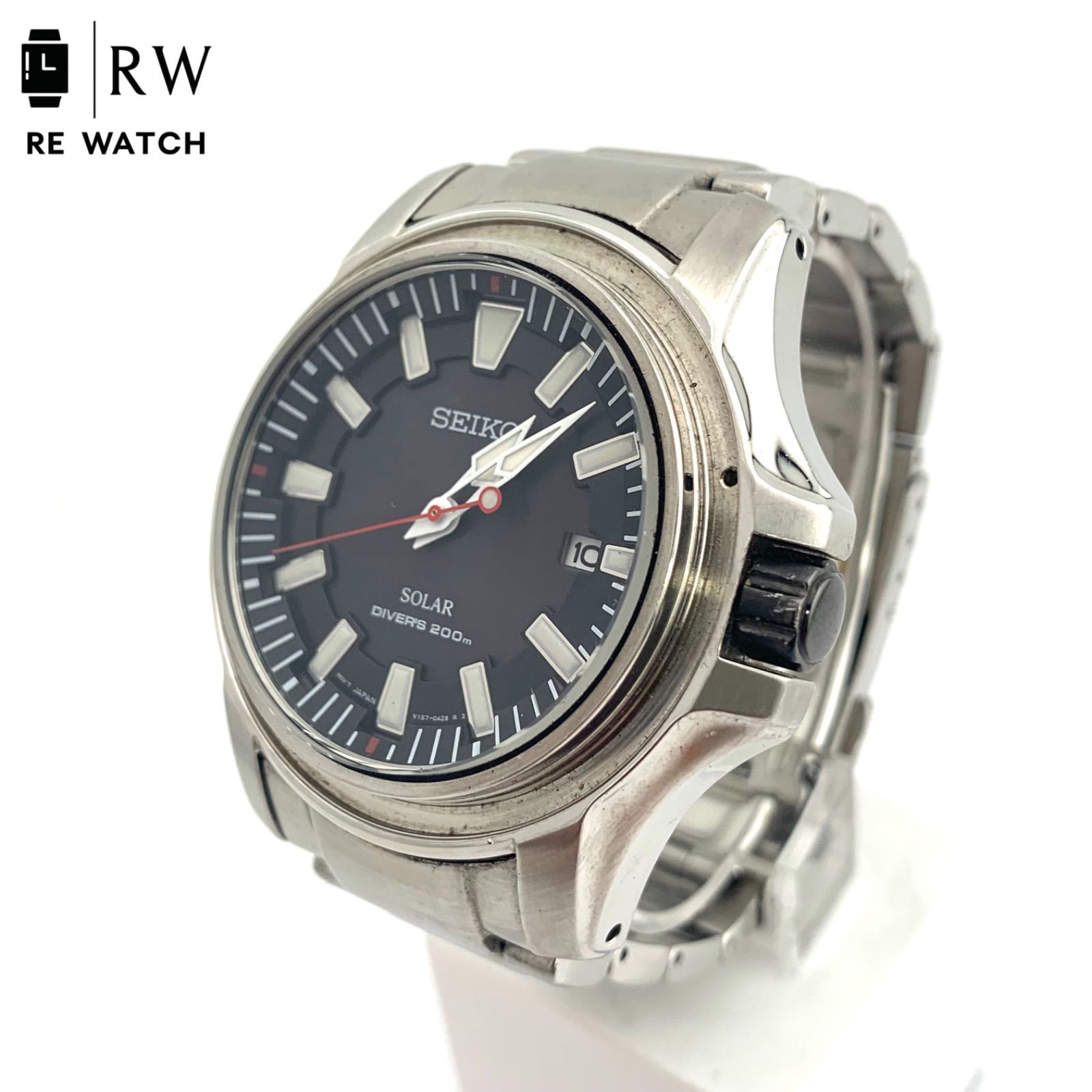 [Junk] SEIKO Solar V157-0AS0 Divers 200m