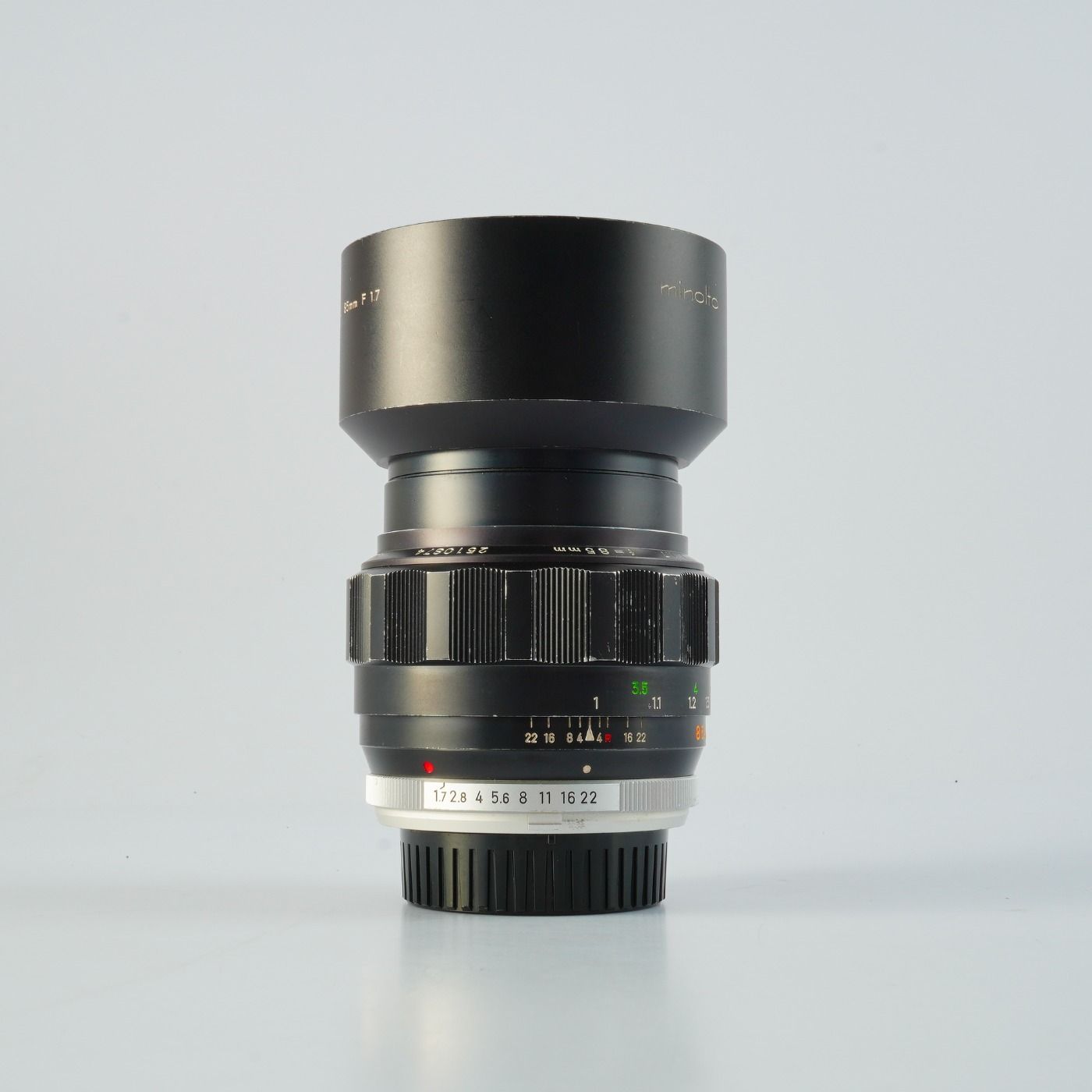MINOLTA ミノルタ MC ROKKOR-PF 85mm F/1.7 単焦点レンズ - メルカリ
