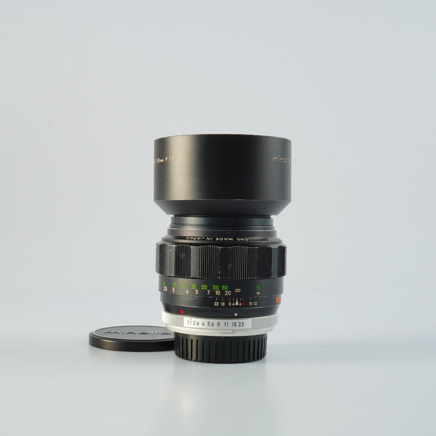 【極美品】ミノルタ MC-ROKKOR PF 85mm F1.7 後 663 MINOLTA ミノルタ MC ROKKOR-PF 85mm F/1.7 単焦点レンズ - メルカリ