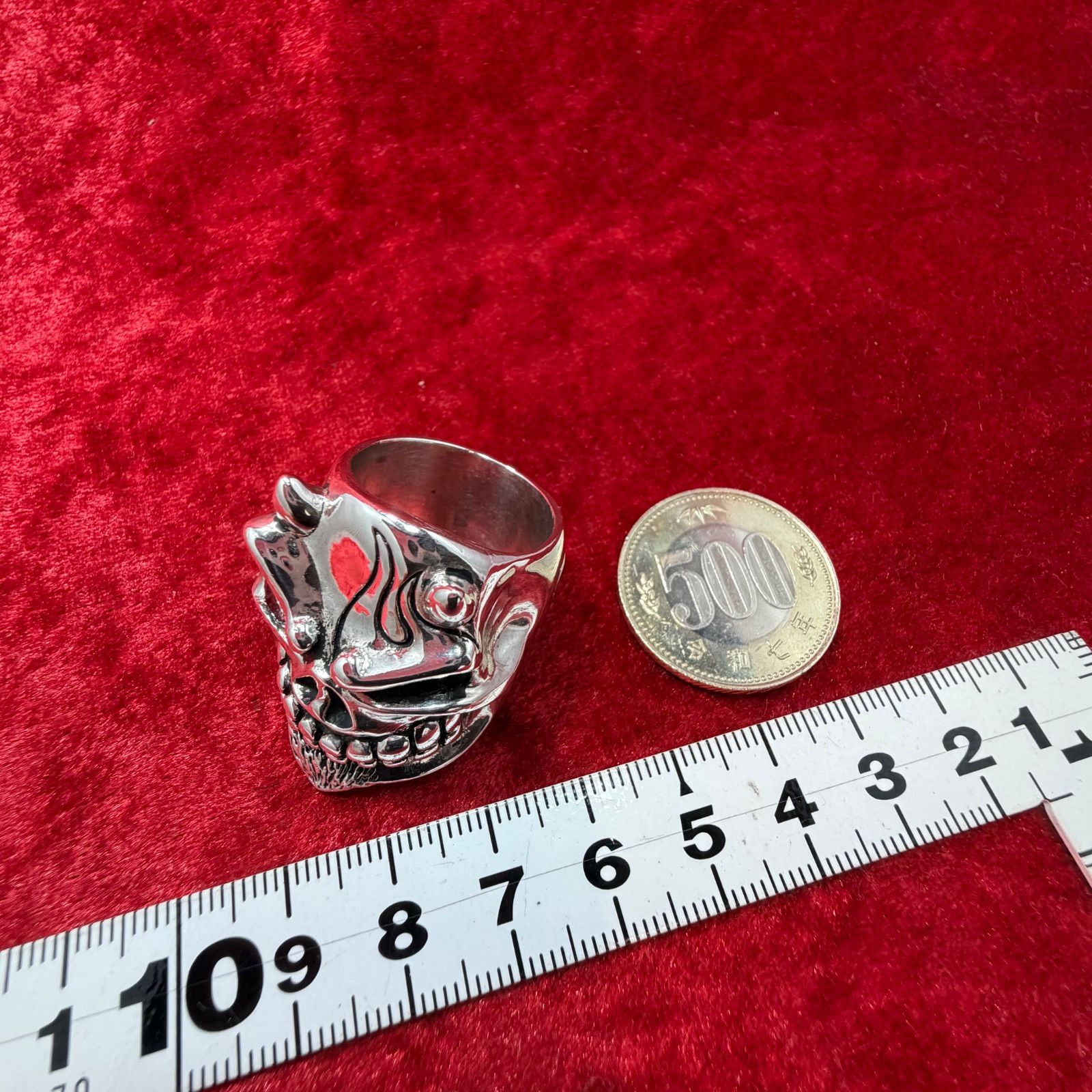 美品リング パンチャーデビル 53.5g アクアマリン スターリンギア 