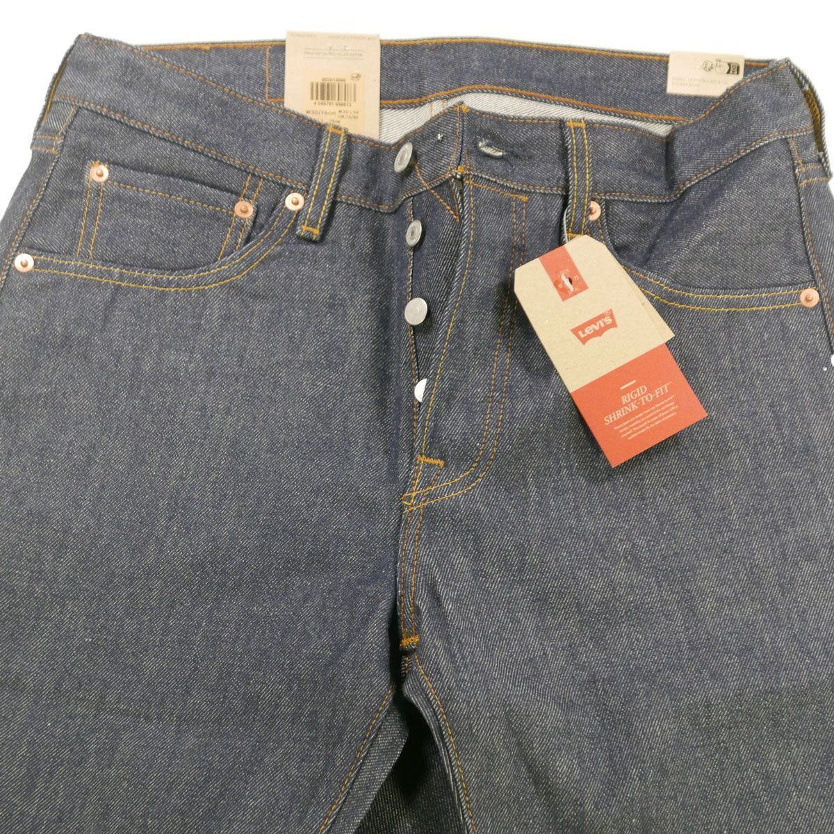 リーバイス LEVIS 501未洗い リジット ストレート 501 ORIGINAL RIGID