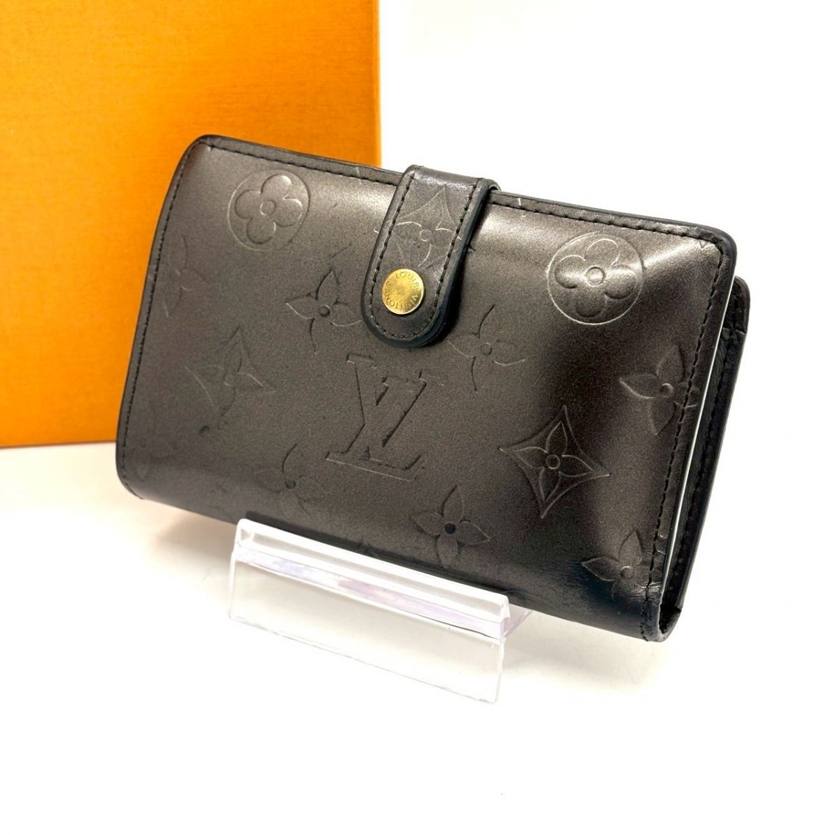 Louis Vuitton 二つ折り財布 モノグラムがまぐち LOUIS VUITTON（ルイ・ヴィトン） がま口財布 二つ折り レディース
