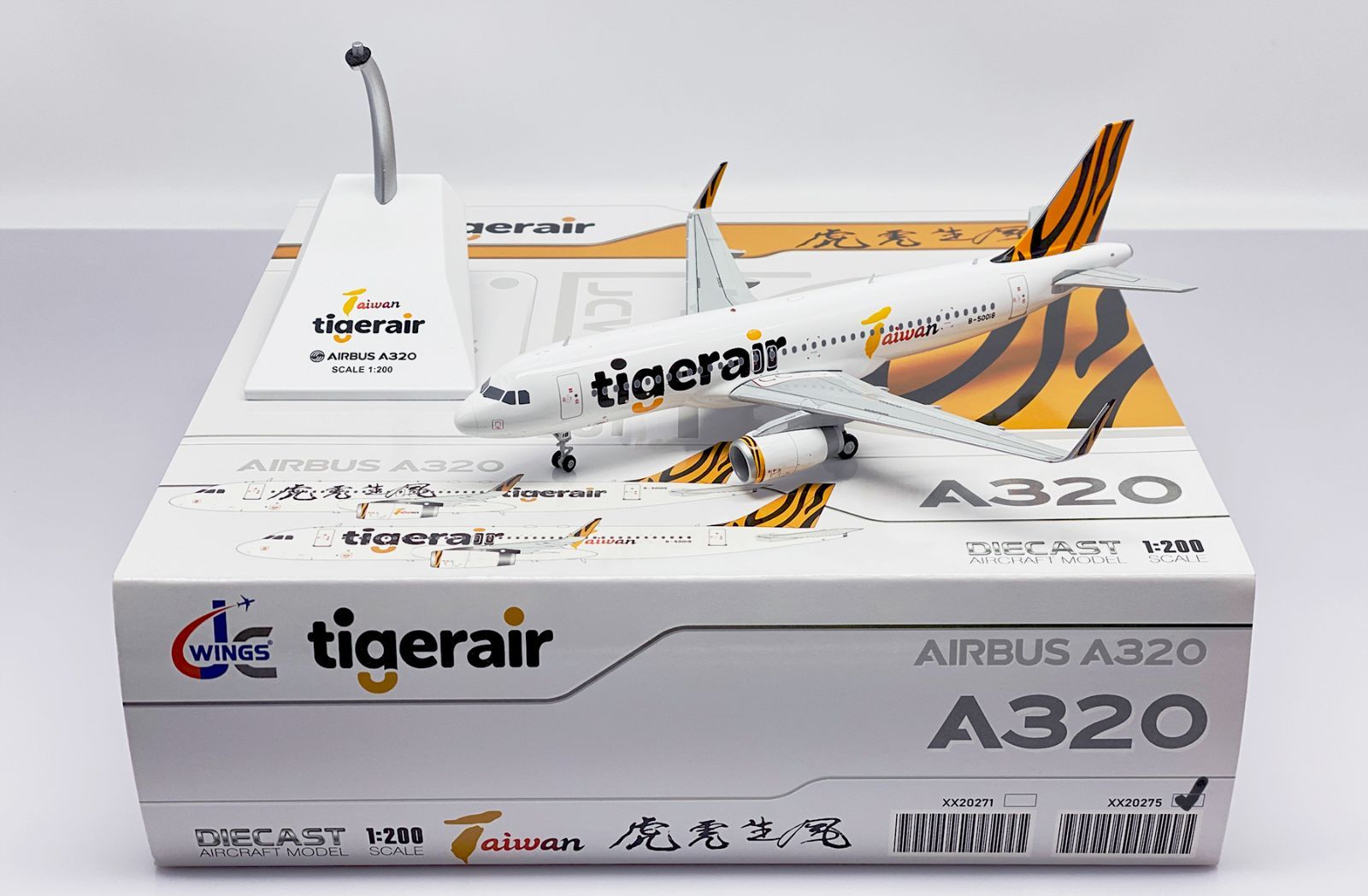 Jcwings タイガーエア台湾 A320 B-50018 1/200 XX20275 - メルカリ
