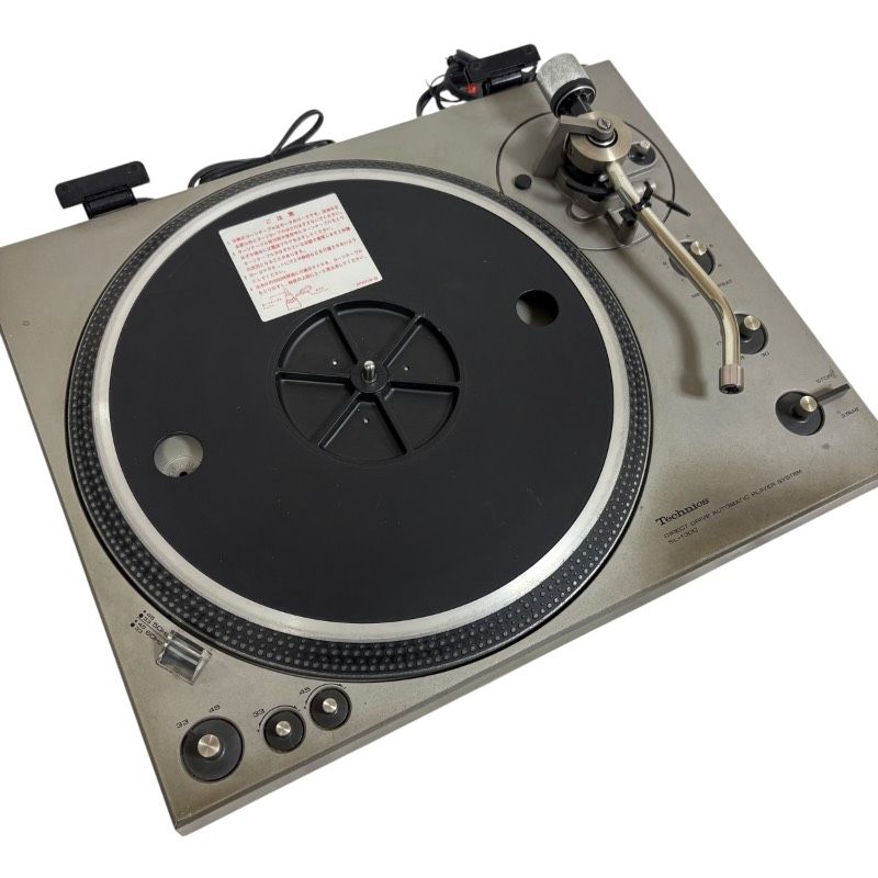 【現状品】Technics SL-1300 ターンテーブル レコードプレーヤー 回転OK ストロボ確認済み ジャンク
