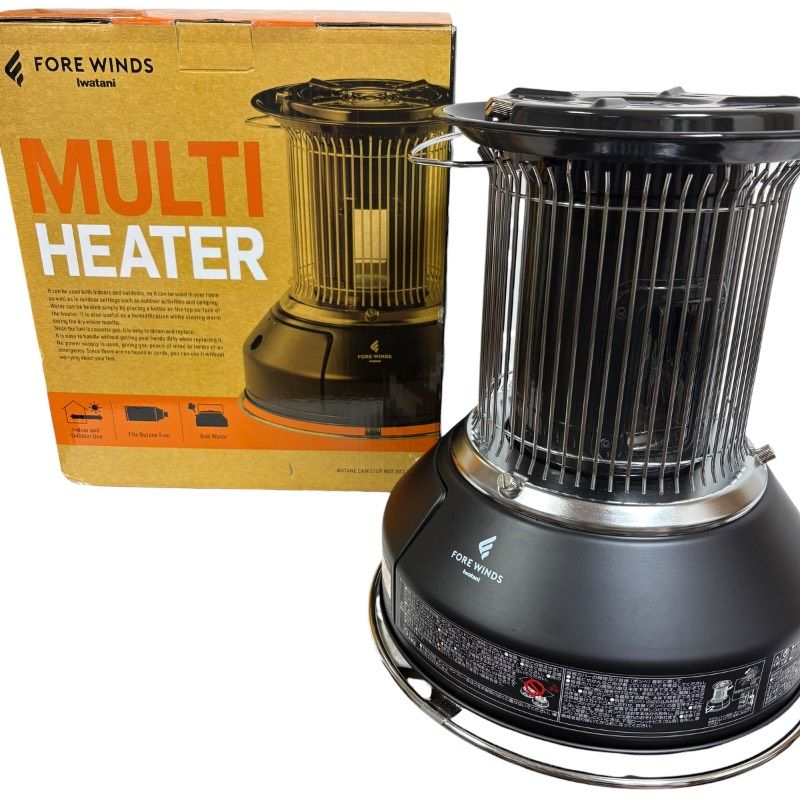 美品】岩谷 IWATANI マル暖 CB-STV-MRD 2023年製 カセットガスストーブ