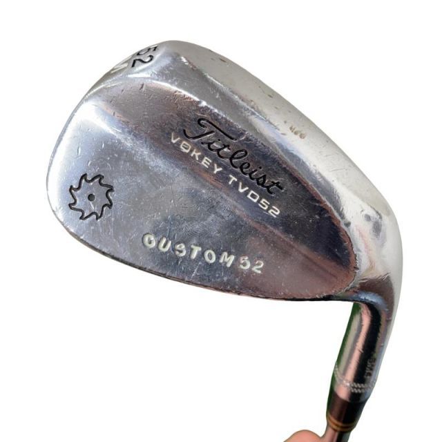 中古】 タイトリスト VOKEY TVD SM4 シルバー 52M USA ウェッジ WG