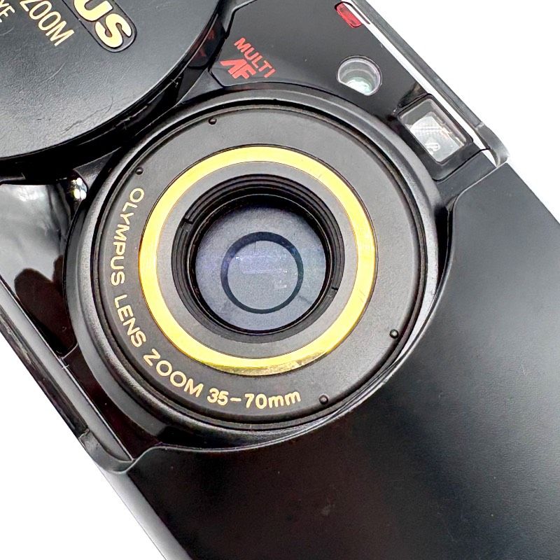 ジャンク】OLYMPUS オリンパス μ ZOOM DELUXE フィルムカメラ ブラック