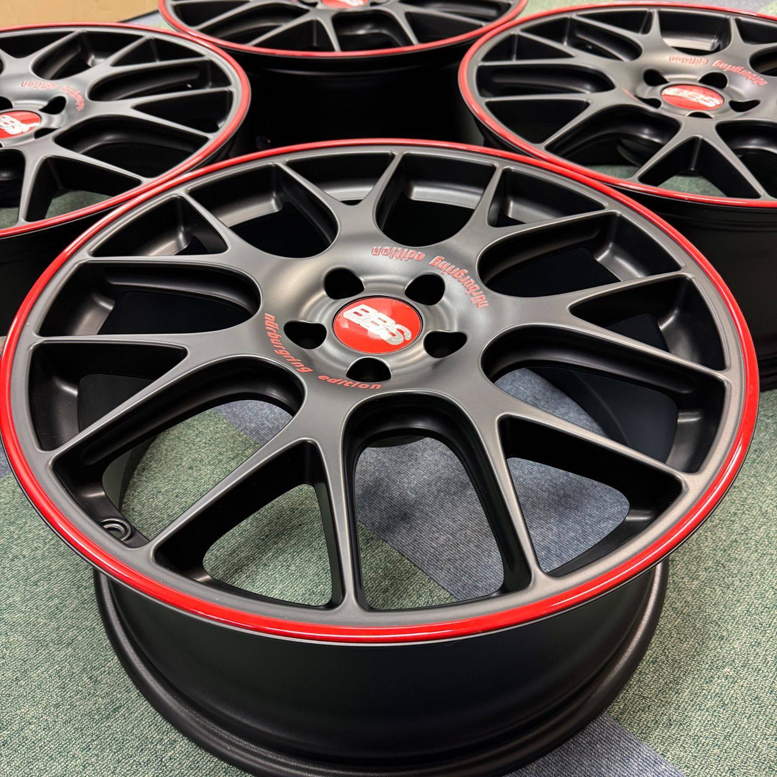 4本セット BBS CH-R 20インチ 8.5j +38 PCD114.3 ニュルブルクリンク 