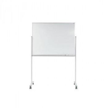 馬印　MAJI series(マジシリーズ)片面脚付　スチールホワイト　無地ホワイトボード　W1272×D610×H1810mm　MV34TN