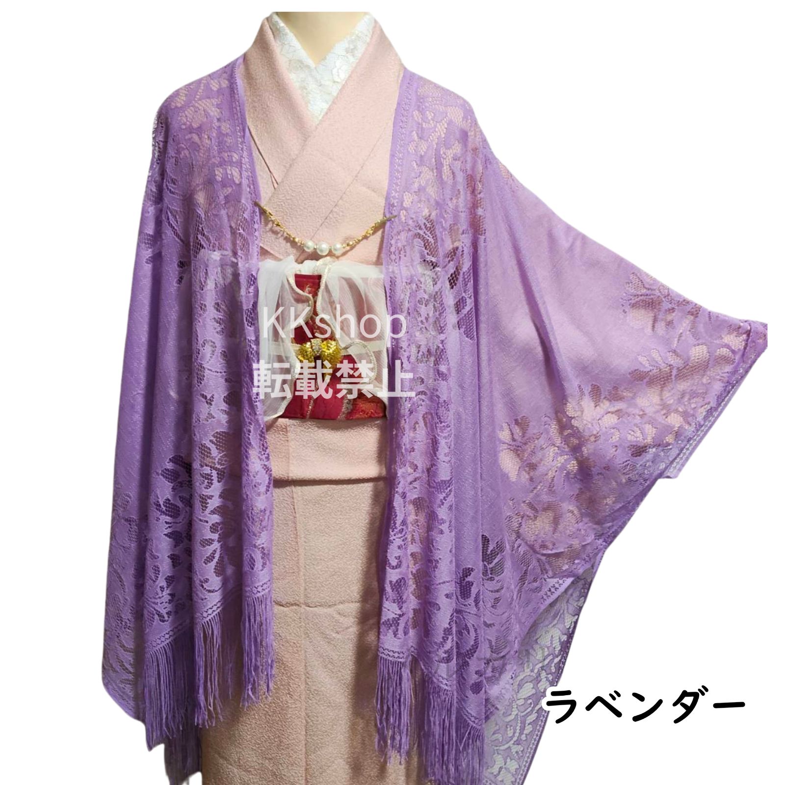 透け感が美しい8色展開】レース羽織 レディース 着物 ショール