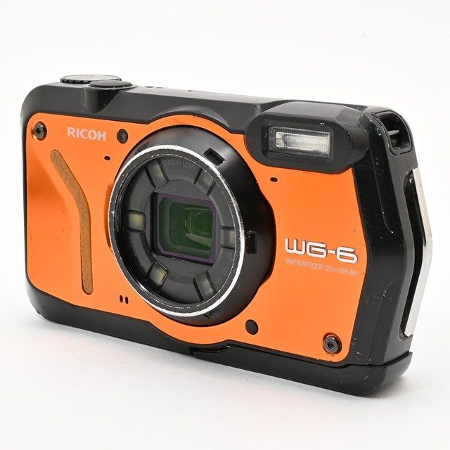 並品＞ RICOH WG-6 オレンジ｜デジタルカメラ｜防水・耐衝撃モデル