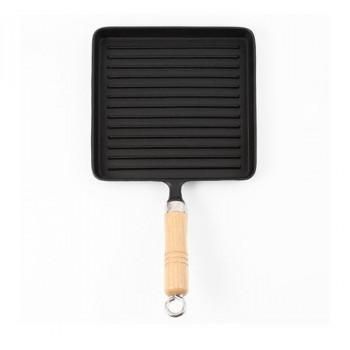 南部鉄器　IRONCRAFT　IH対応焼器グリルパン　21cm角　IC-028