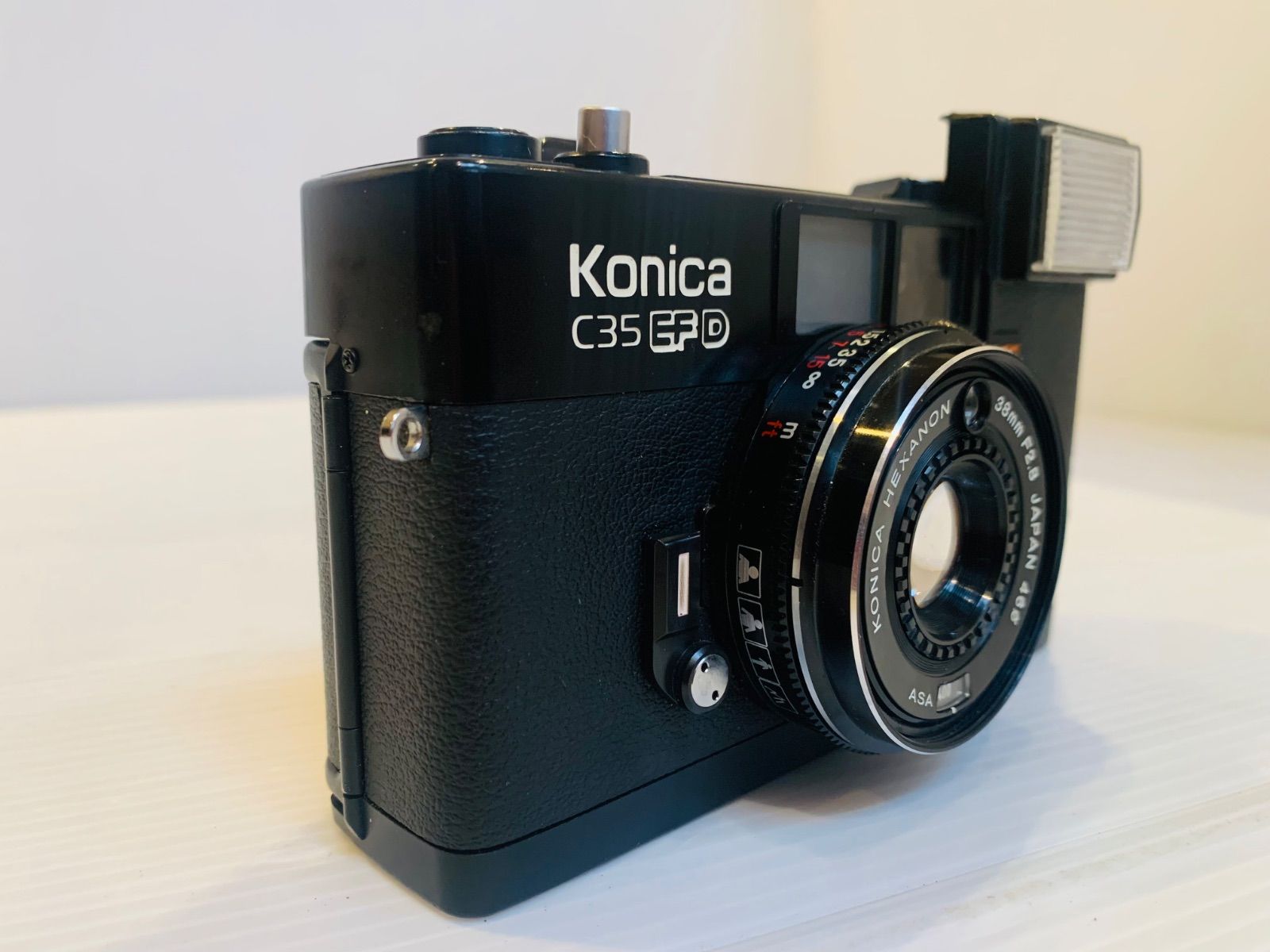 動作確認済み】フィルムカメラ Konica C35 EF D - メルカリ