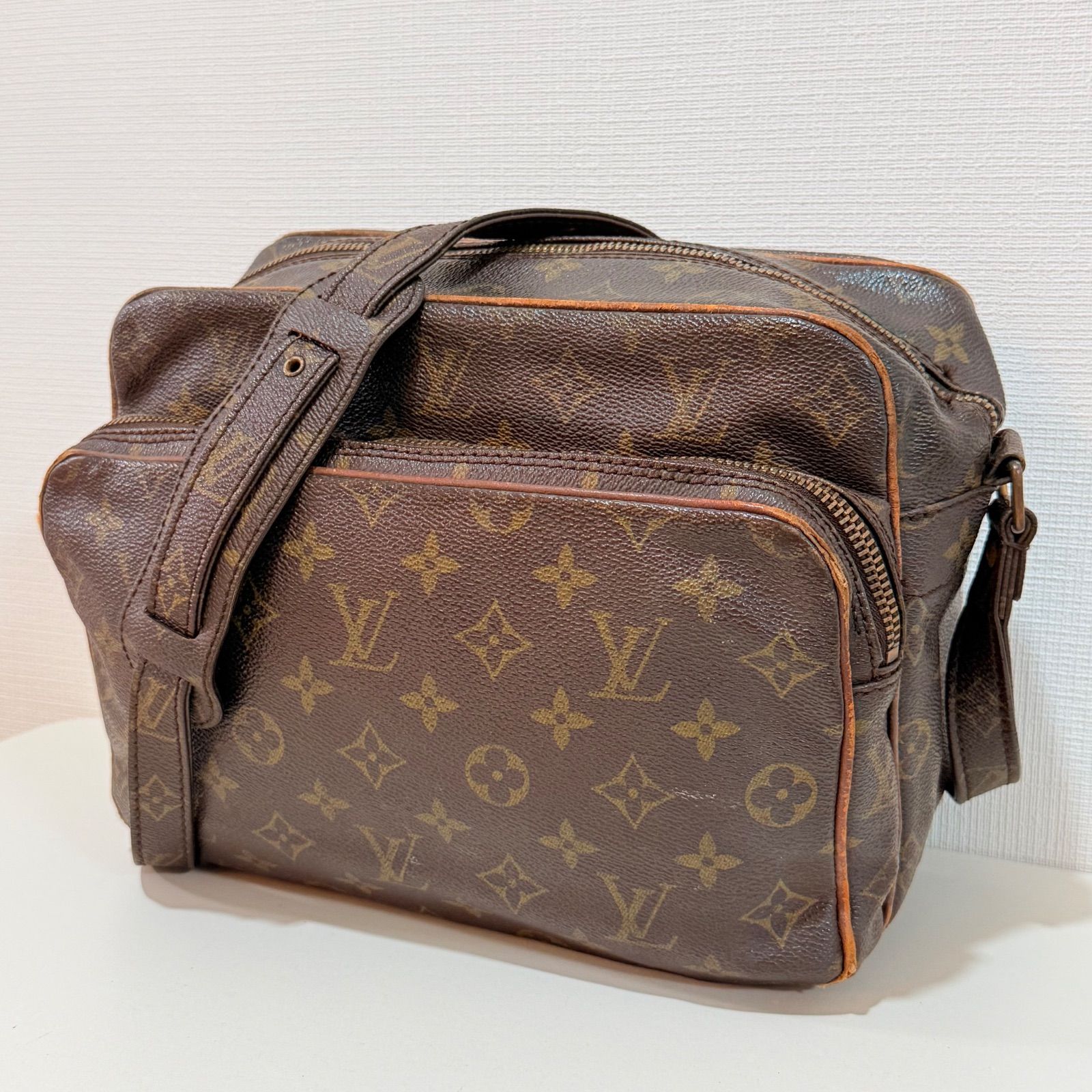 本物 ルイヴィトン ナイルGM M45242 モノグラム フランス製 1989年製 LOUIS VUITTON ショルダーバッグ 札幌市 清田区 平岡 LOUIS VUITTON】ルイヴィトン『モノグラム ナイルGM』M45242 メンズ