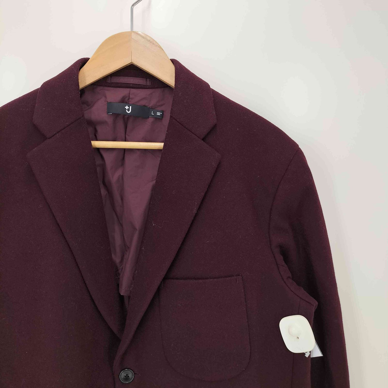 ユニクロプラスジェイ UNIQLO+J ウールブレンドオーバーサイズ 