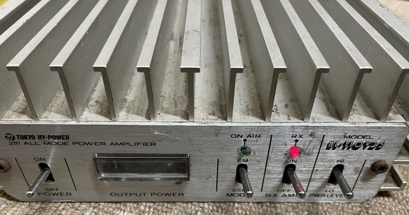 パワーアンプ TOKYO HY-POWER HL-110V　ジャンク品 現状品 東京ハイパワー HL-110V パワーアンプ 2m オールモード