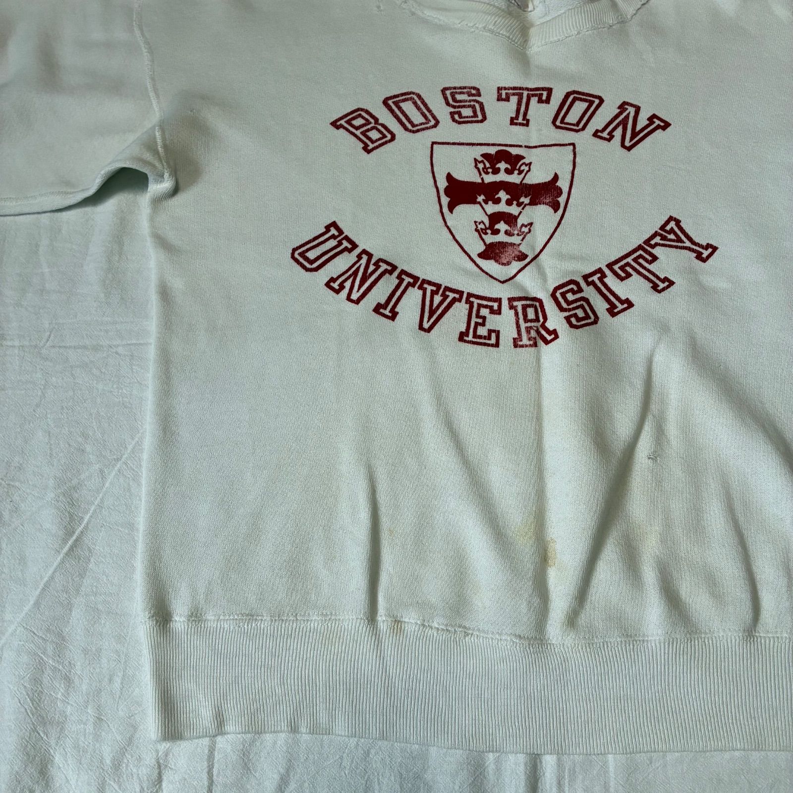 60s Champion チャンピオン スウェット C中ランタグ ホワイト BOSTON 