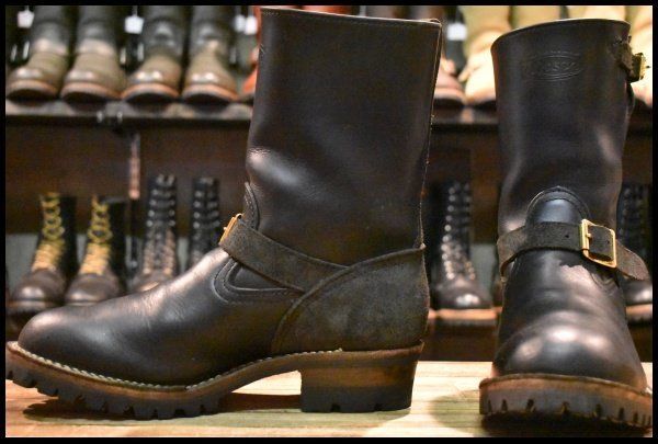 9.5EE 美品 18年】WESCO ウエスコ カスタムボス ブラック×ブラック