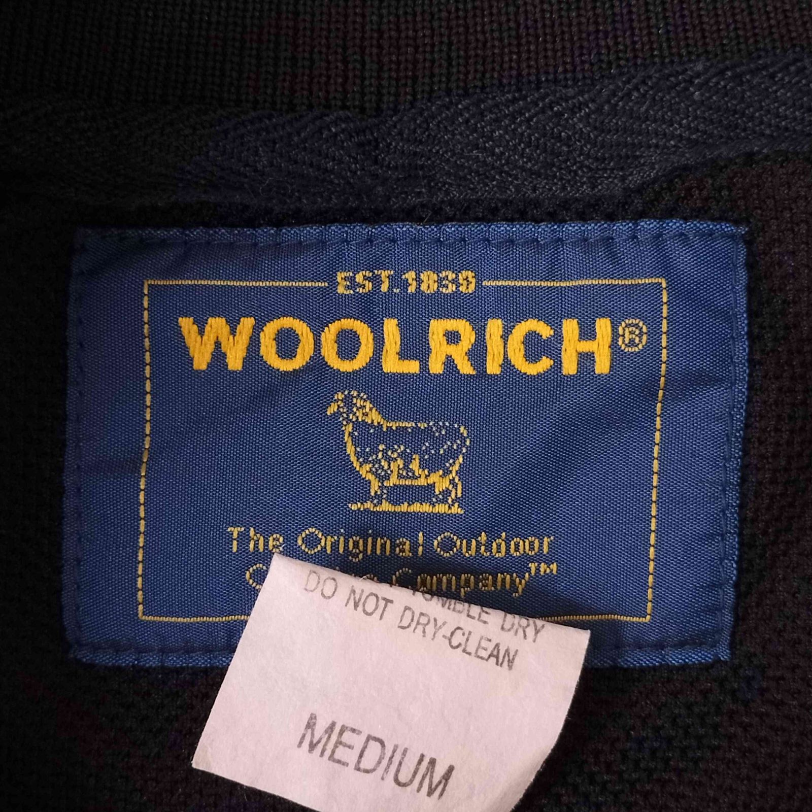 ウールリッチ WOOLRICH 刺繍ロゴ 半袖 ジャージ トラックジャケット 