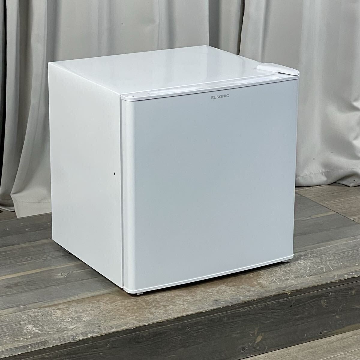 3894 ELSONIC 46L 右開き 1ドア コンパクト 冷蔵庫 EJ-R461 2023年製
