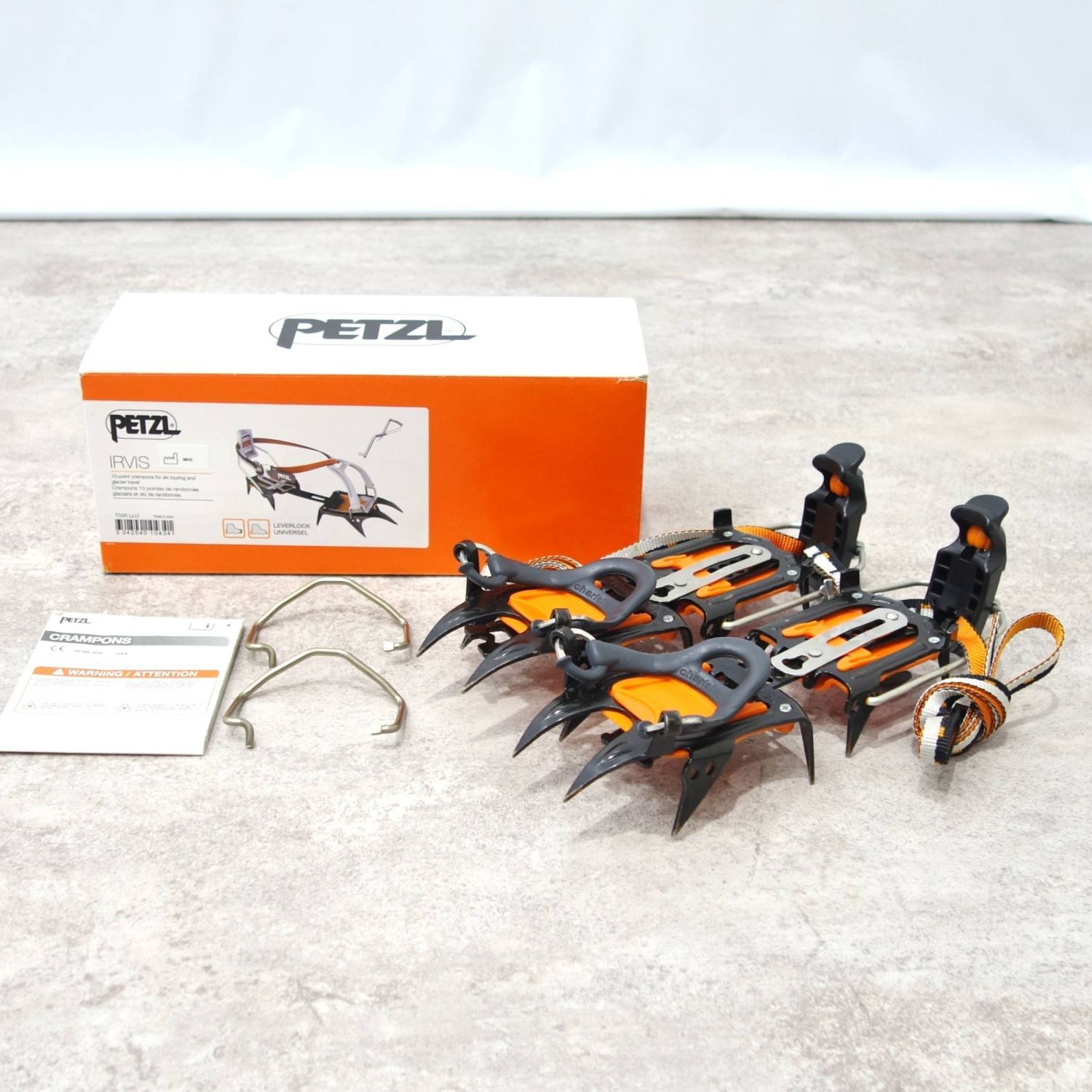 ペツル PETZL IRVIS T03A LLU イルビス 10本爪 クランポン
