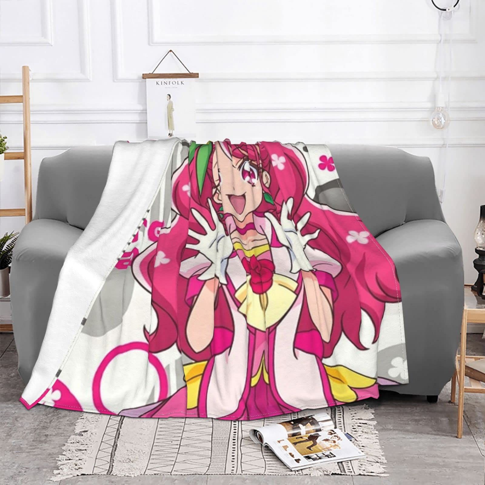 新品 魔法つかいプリキュア ブランケット blanket フランネル ふんわり