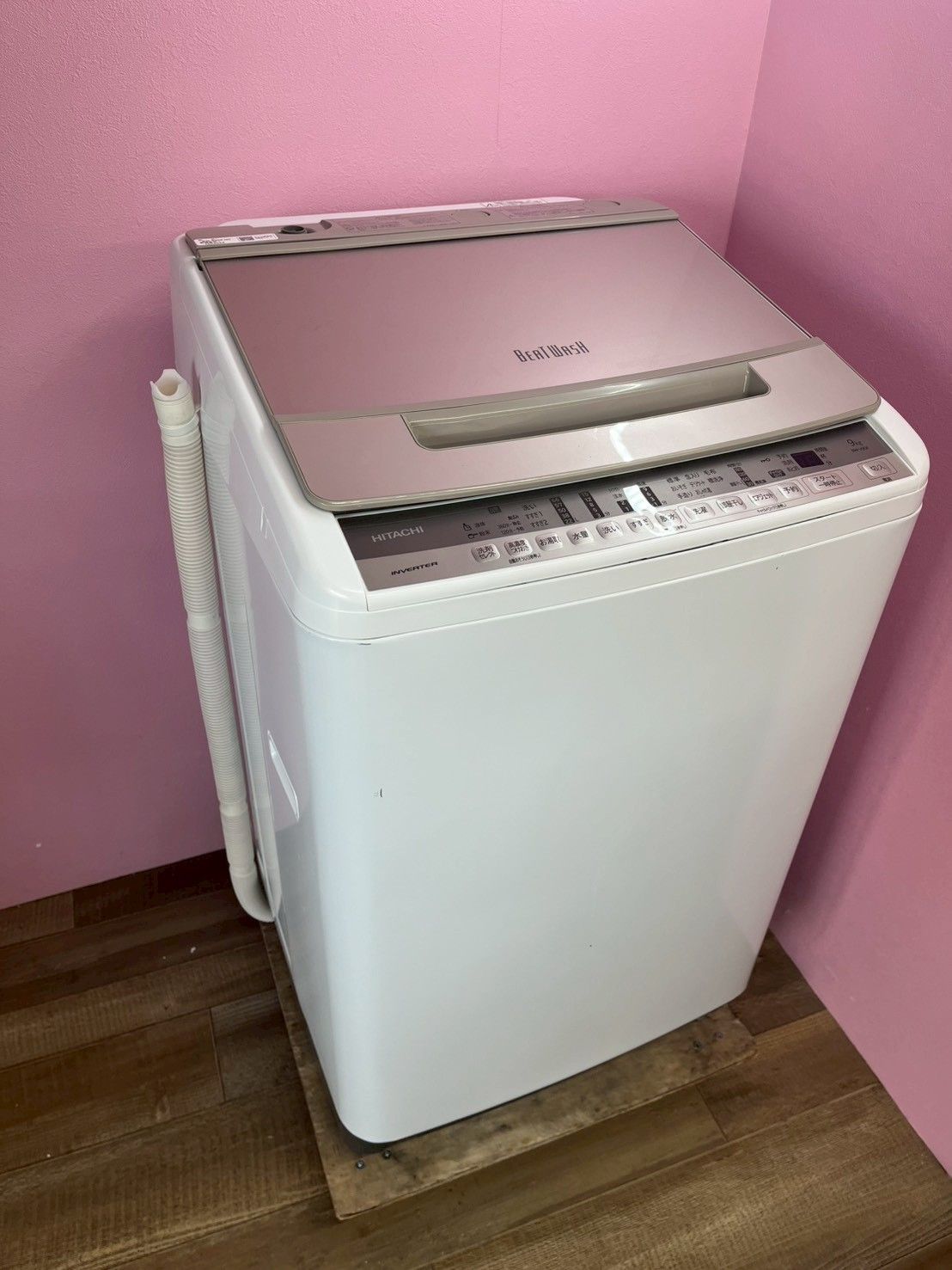 大阪送料無料☆3か月保障付き☆洗濯機☆日立☆9kg☆2021年☆BW-V90☆IS