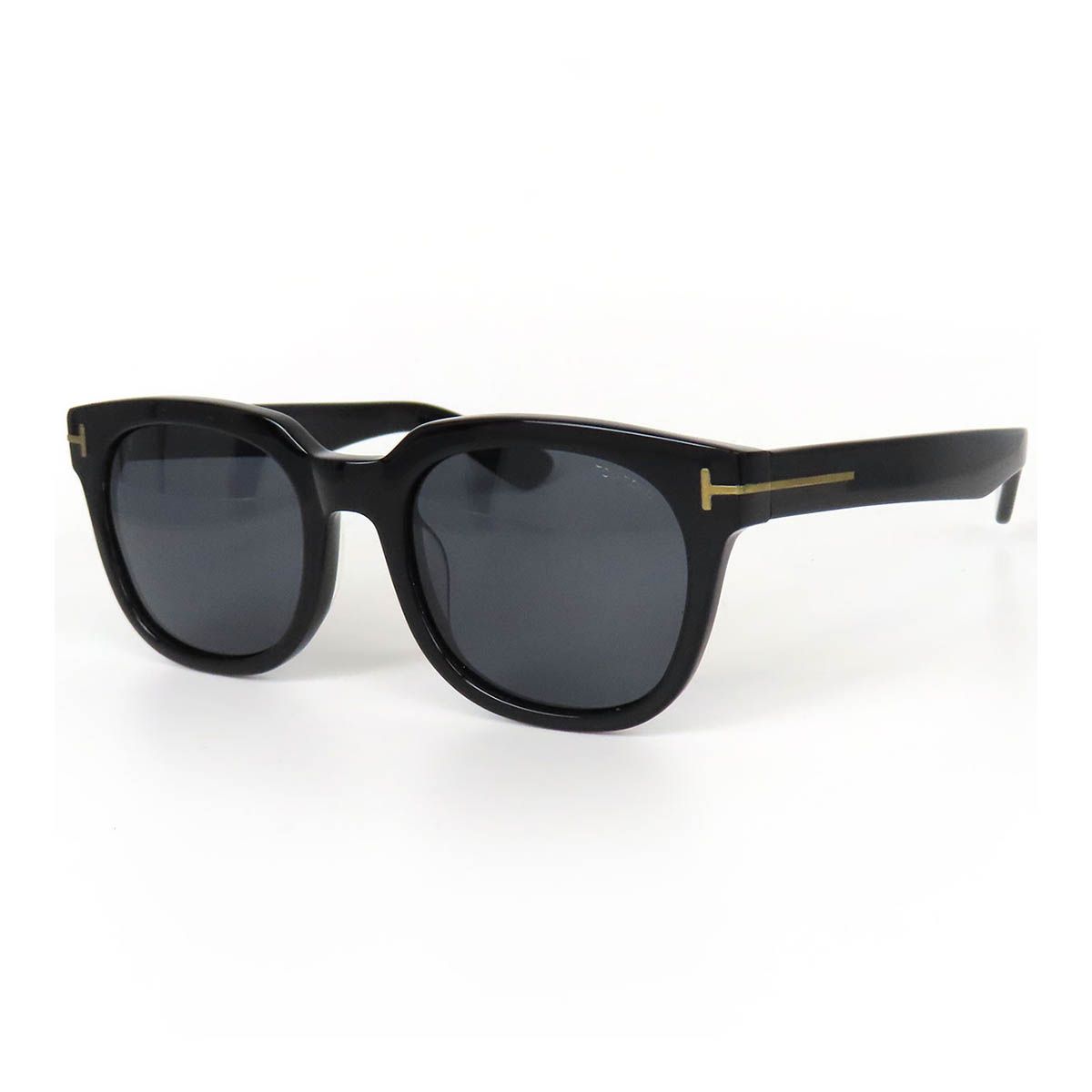TOM FORD ブラックサングラス　TF211 トムフォード サングラス TF211 ユニセックス ブラック TOM FORD【中古