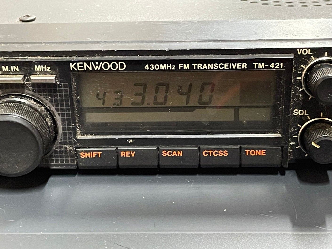 現状品 KENWOOD TM-421 トランシーバー FM 430MHz アマチュア 無線機