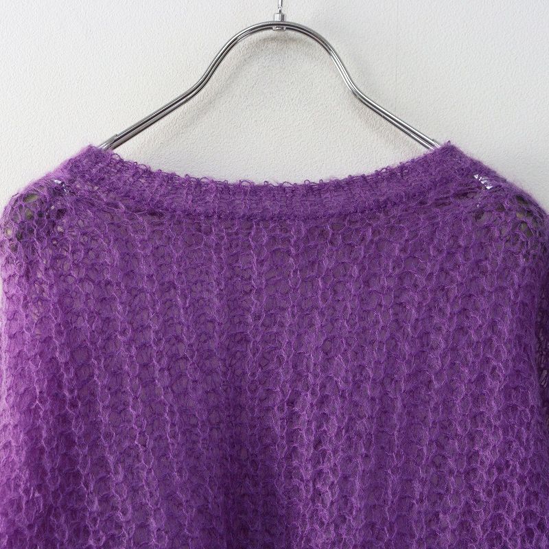 美品 2025AW バトナー BATONER FLUFFY MOHAIR BOAT NECK フラッフィー