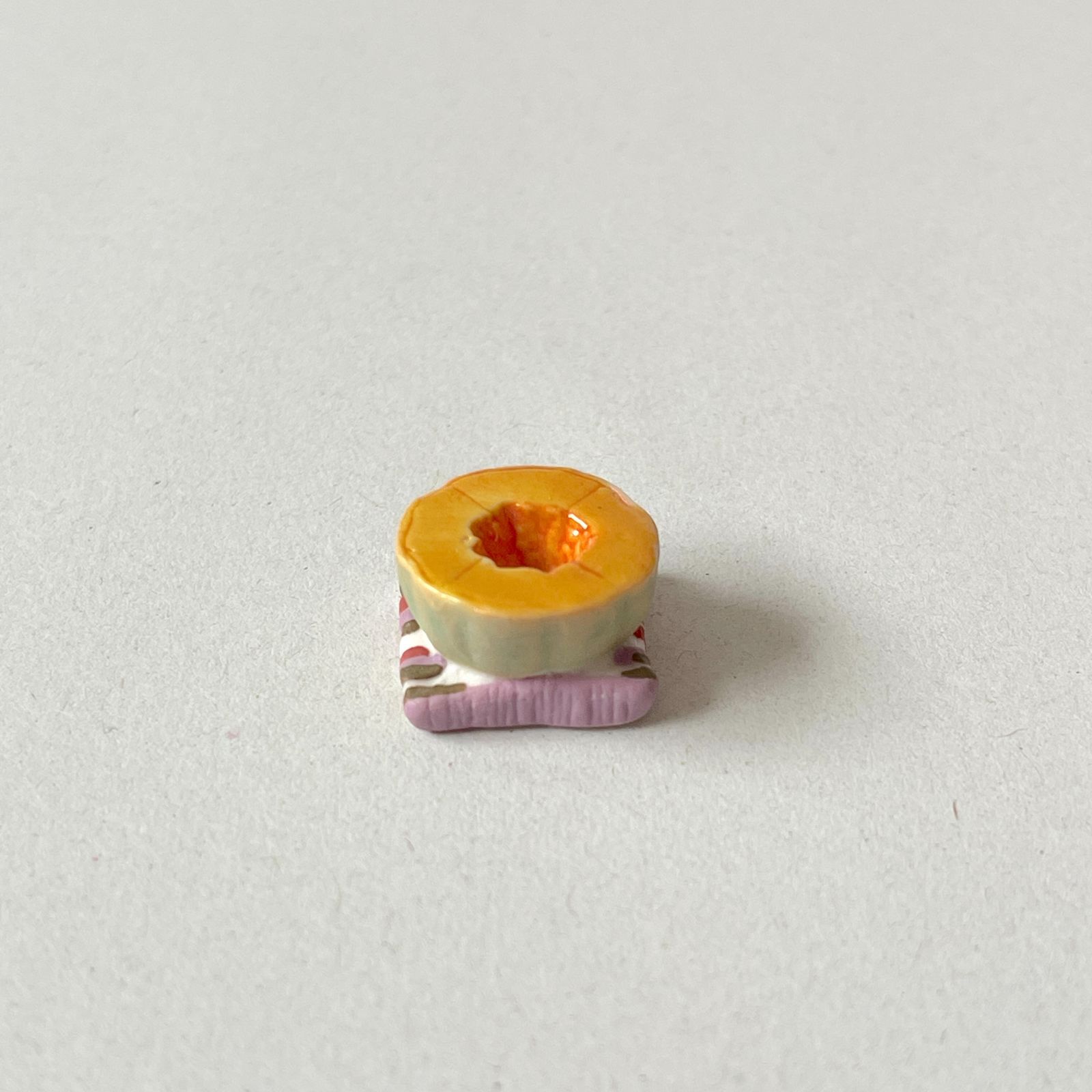 フェーヴ メロン⑥ 太陽の王たち フランス フェーブ ミニチュア陶器 m 