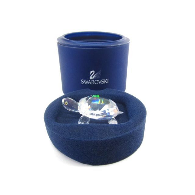 SWAROVSKI スワロフスキー　カメ　210085 SWAROVSKI スワロフスキー カメ・台座 Lサイズ オリジナルセット 名 置物