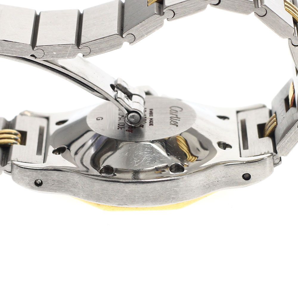 ジャンク カルティエ CARTIER サントスオクタゴンLM YGベゼル ゴドロン