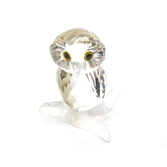 Swarovski スワロフスキー フクロウ ゴールデンチーク クリスタルM 