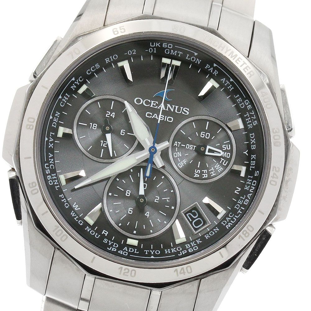カシオ CASIO OCW-S1000J-1AJF オシアナス マンタ ソーラー電波 メンズ 