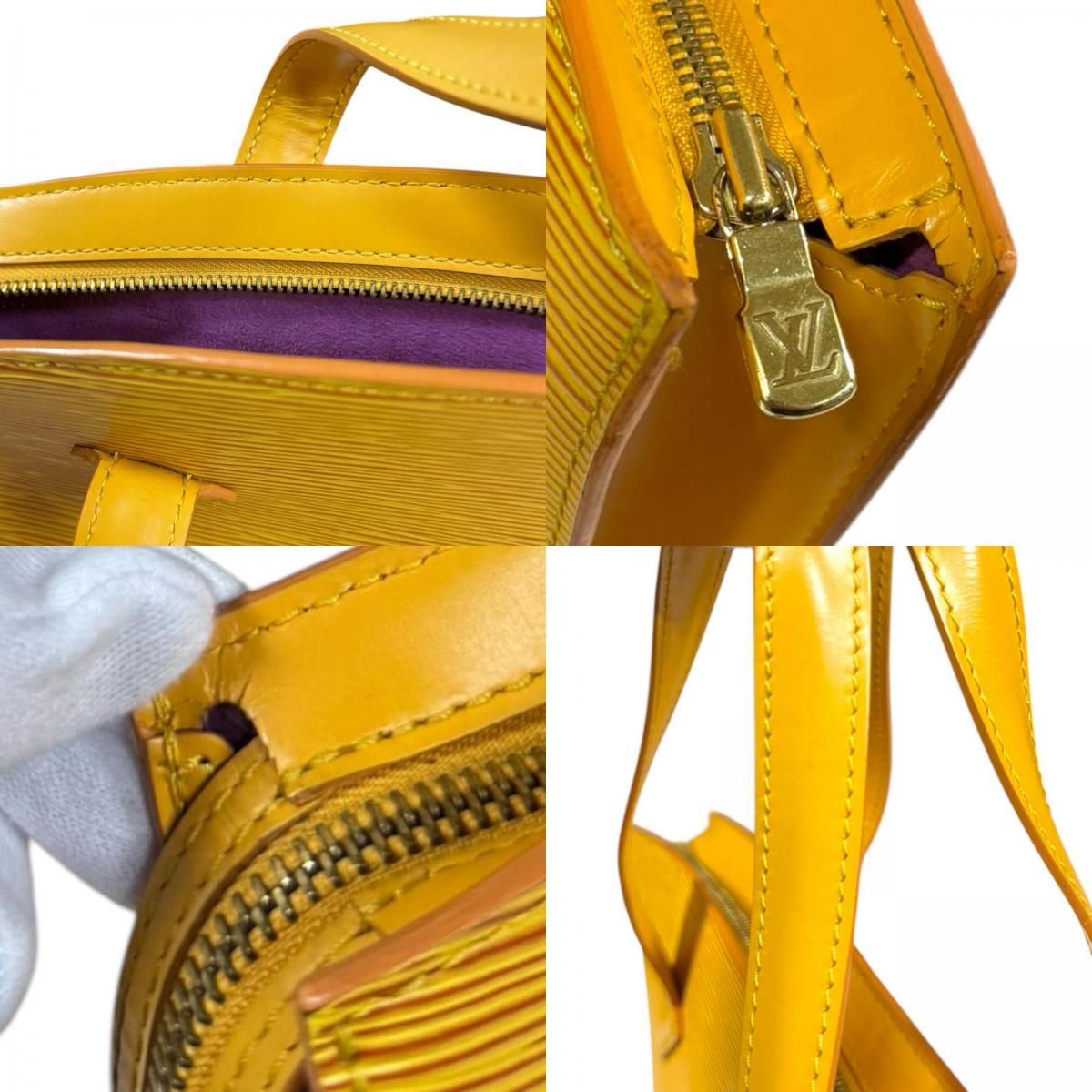 ルイヴィトン ハンドバッグ エピ サンジャック M52279 廃盤品 ルイヴィトン サンジャック エピ ハンドバッグ エピレザー M52279