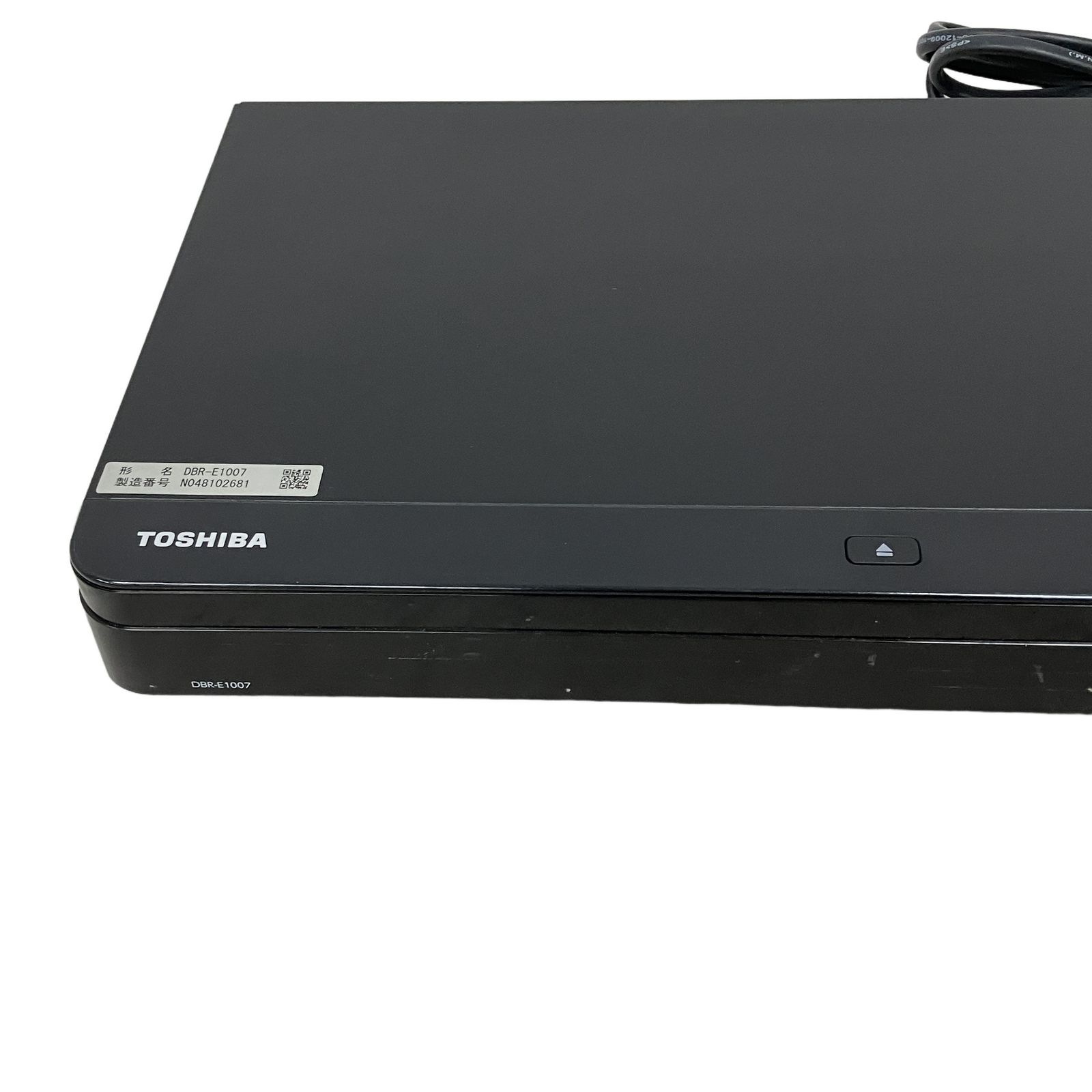 DBR-E1007(東芝)2018年製 TOSHIBA DBRE-E1007 ブルーレイレコーダー