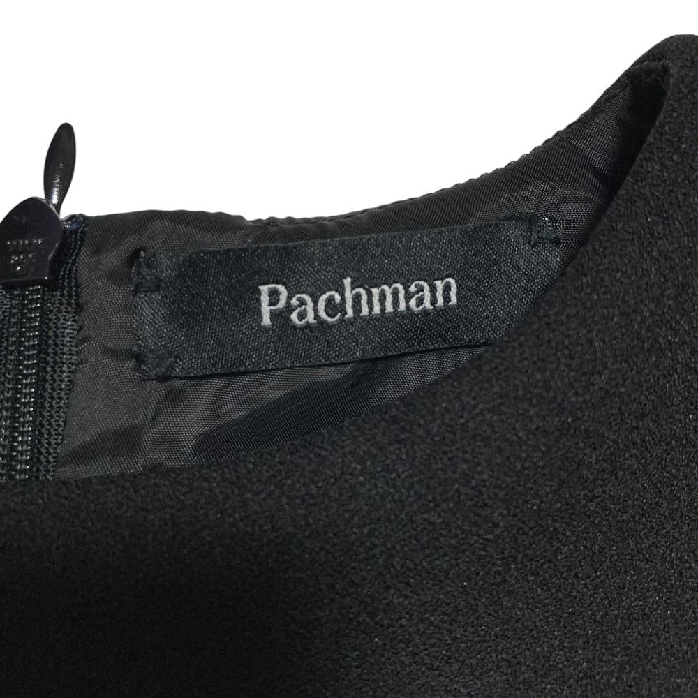 美品 Pachman パハマン リボンショートスリーブ ブラウス ブラック レディース 古着 中古 USED 美品 Pachman パハマン リボンショートスリーブ ブラウス ブラック
