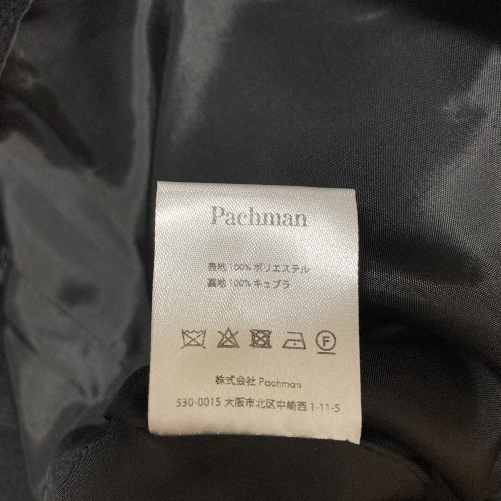 美品 Pachman パハマン リボンショートスリーブ ブラウス ブラック