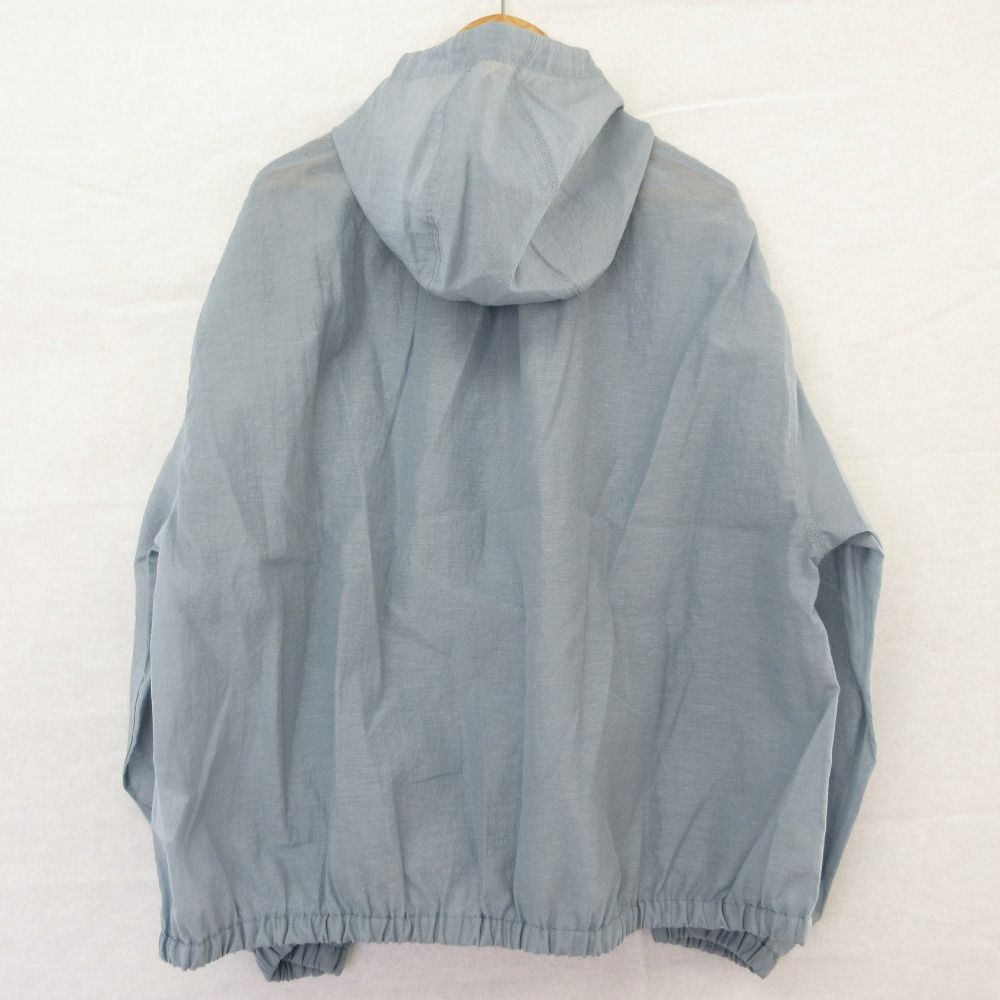 美品 25SS BABYLONE バビロン シアーオーガンジーアノラック パーカー フーディ サイズF ライトブルー レディース 古着 中古 USED 美品 25SS BABYLONE バビロン シアーオーガンジーアノラック パーカー