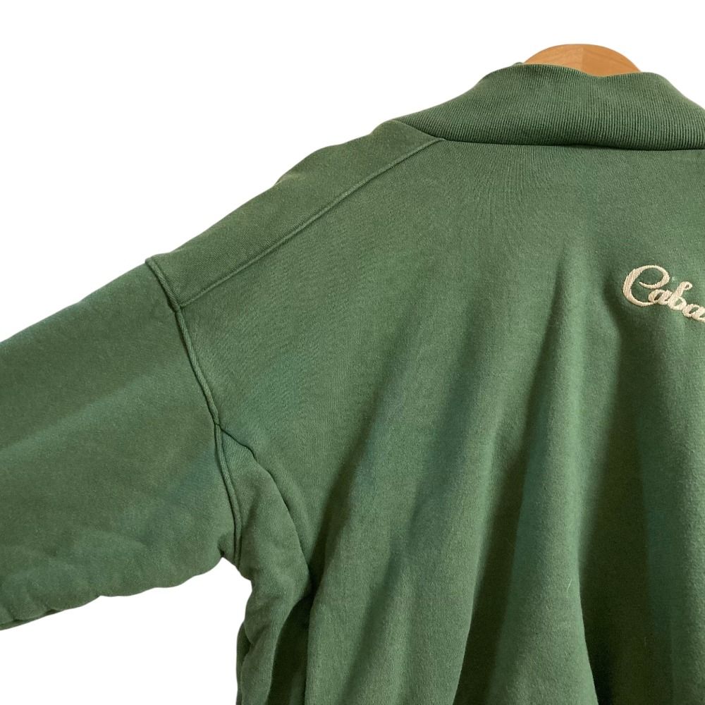 美品 Cabana SWEAT プルオーバーパーカー 22AW-CT01-B グリーン