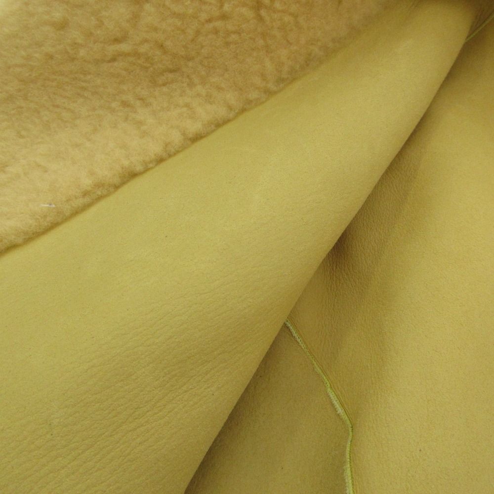 美品 BLANCHA ブランカ ムートン ラビット ファーコンビ コート