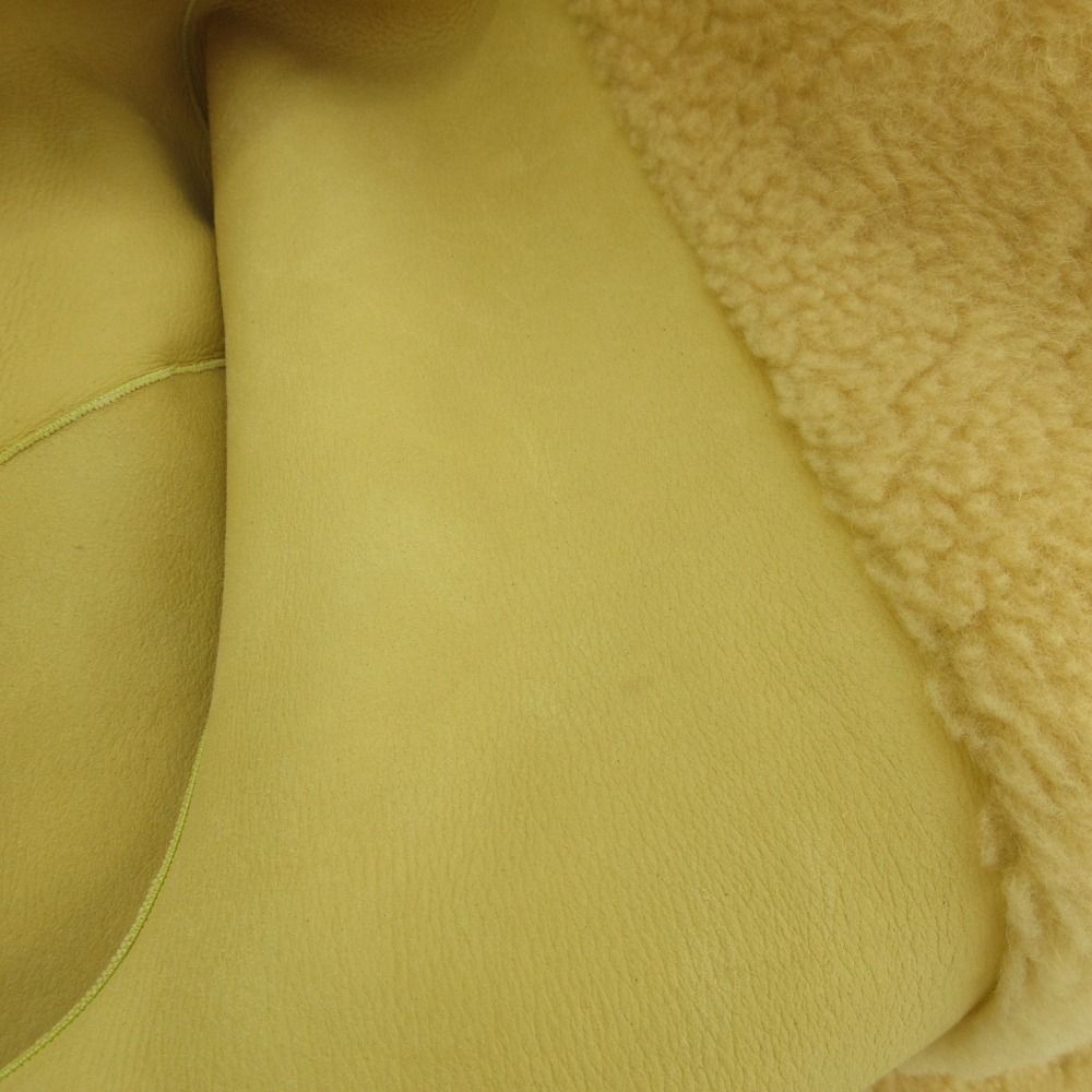 美品 BLANCHA ブランカ ムートン ラビット ファーコンビ コート