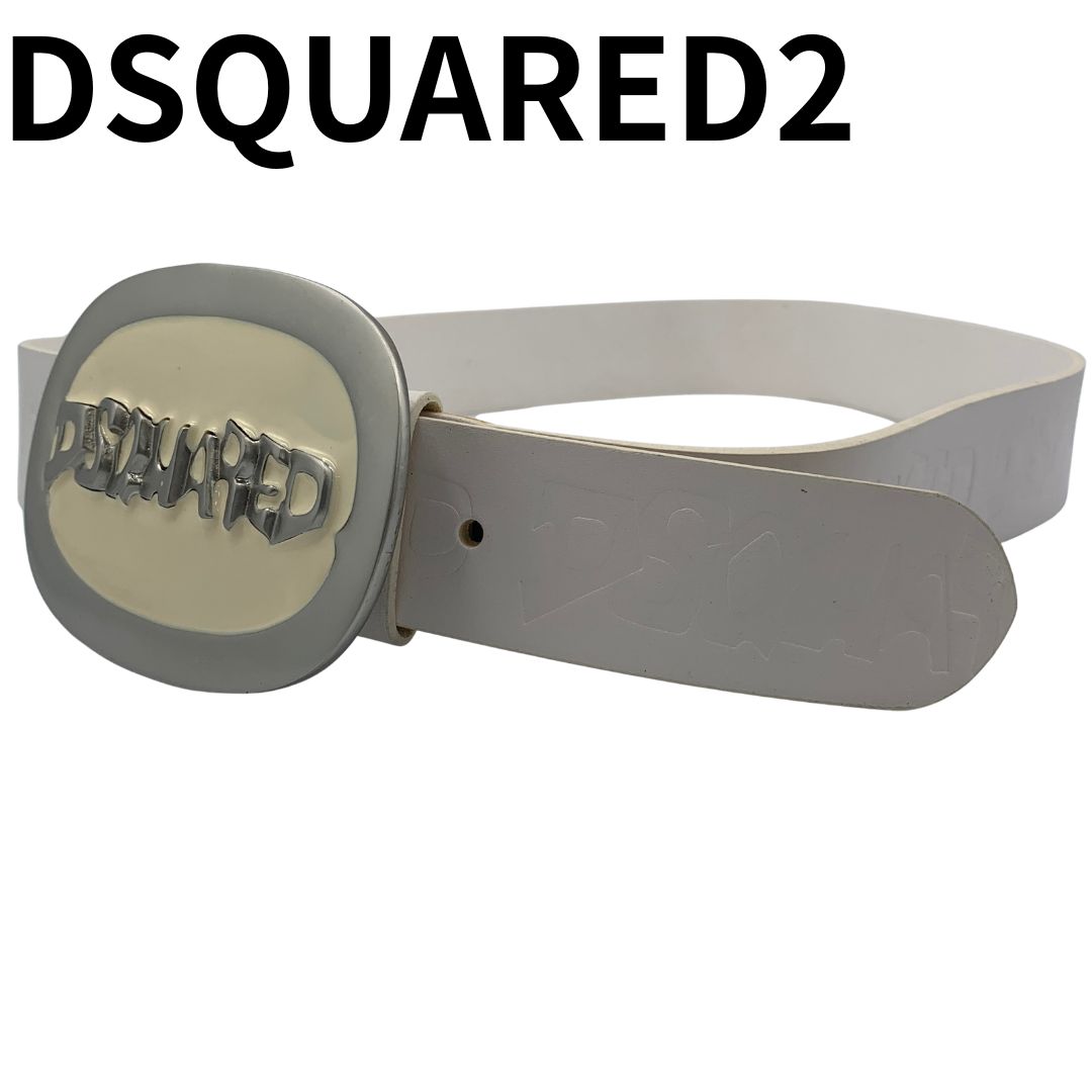 ベルト ディースクエアード DSQUARED2 Dsquared2 バックル レザー