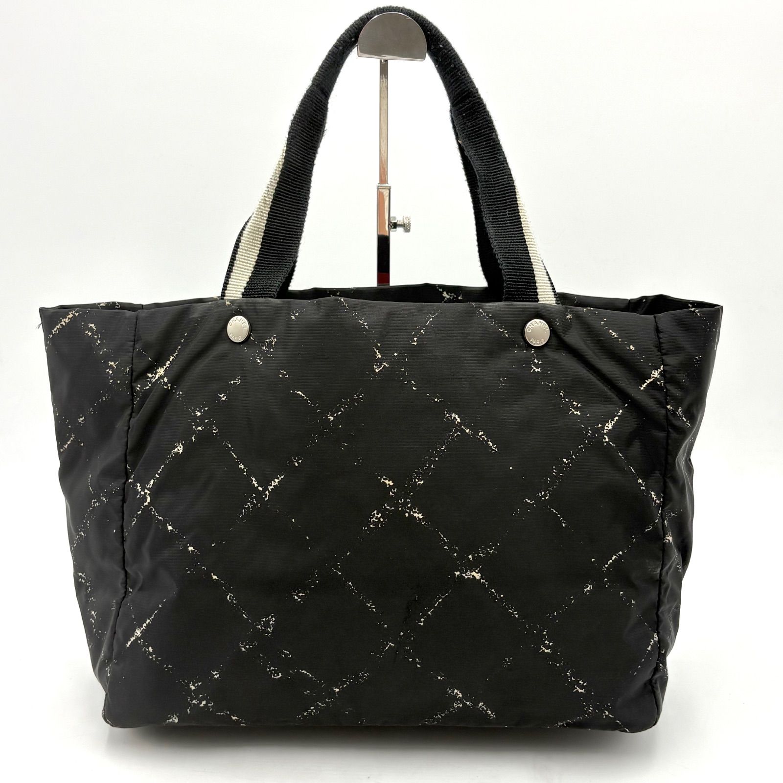 良品◎CHANEL シャネル 旧トラベルライン トートバッグ ハンドバッグ
