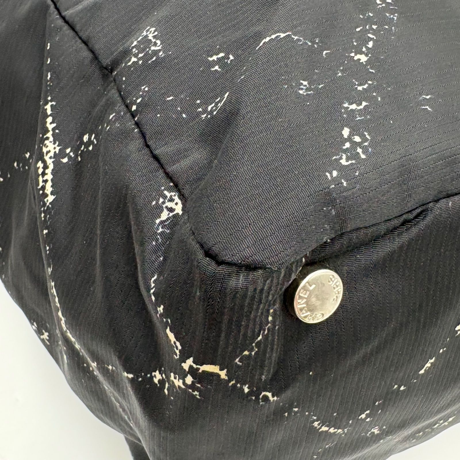 良品◎CHANEL シャネル 旧トラベルライン トートバッグ ハンドバッグ 