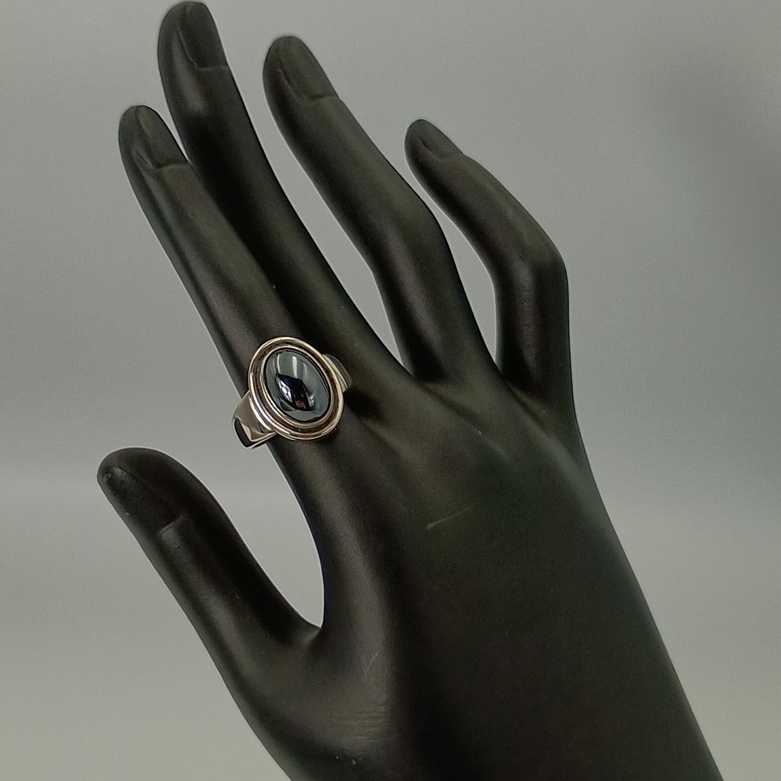 Georg Jensen ジョージジェンセン 13号 ヘマタイト リング 指輪 46B