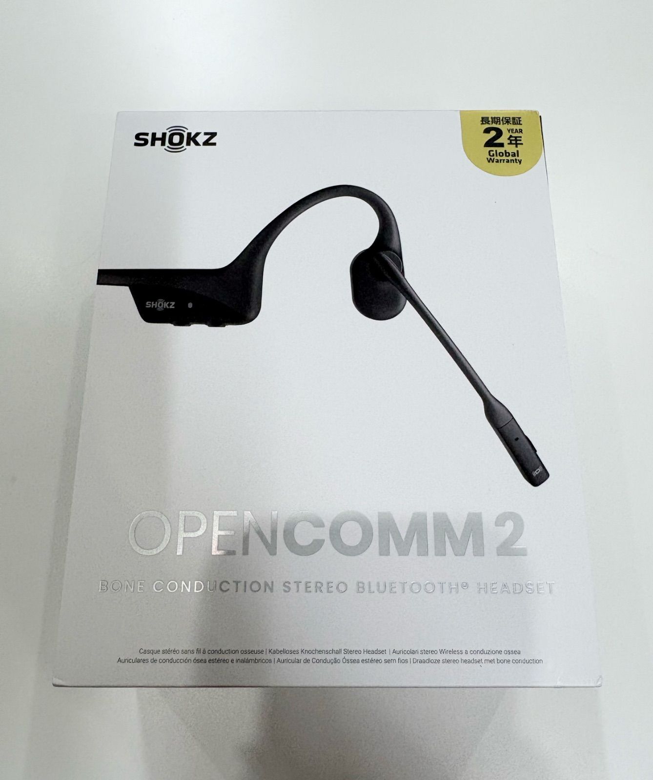 Shokz OPENCOMM ブラック 骨伝導イヤホン 【公式】直販サイト