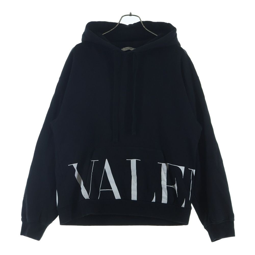 ヴァレンチノ  20AW  UV3MF15N6M1 ロゴプルオーバーパーカー  メンズ L VALENTINO (ヴァレンティノ) 20AW フロントロゴプリント フーディー